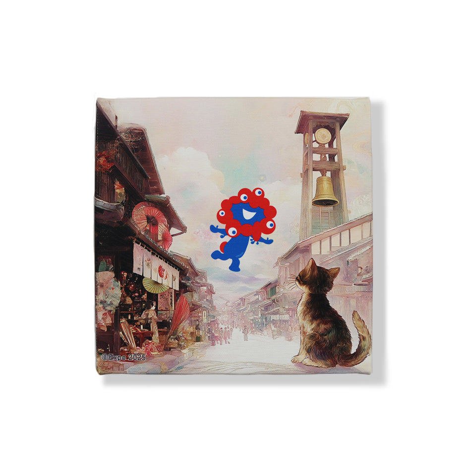 Expo 2025 ミャクミャク キャンバスジクレー印刷 Toki no Kane S0号