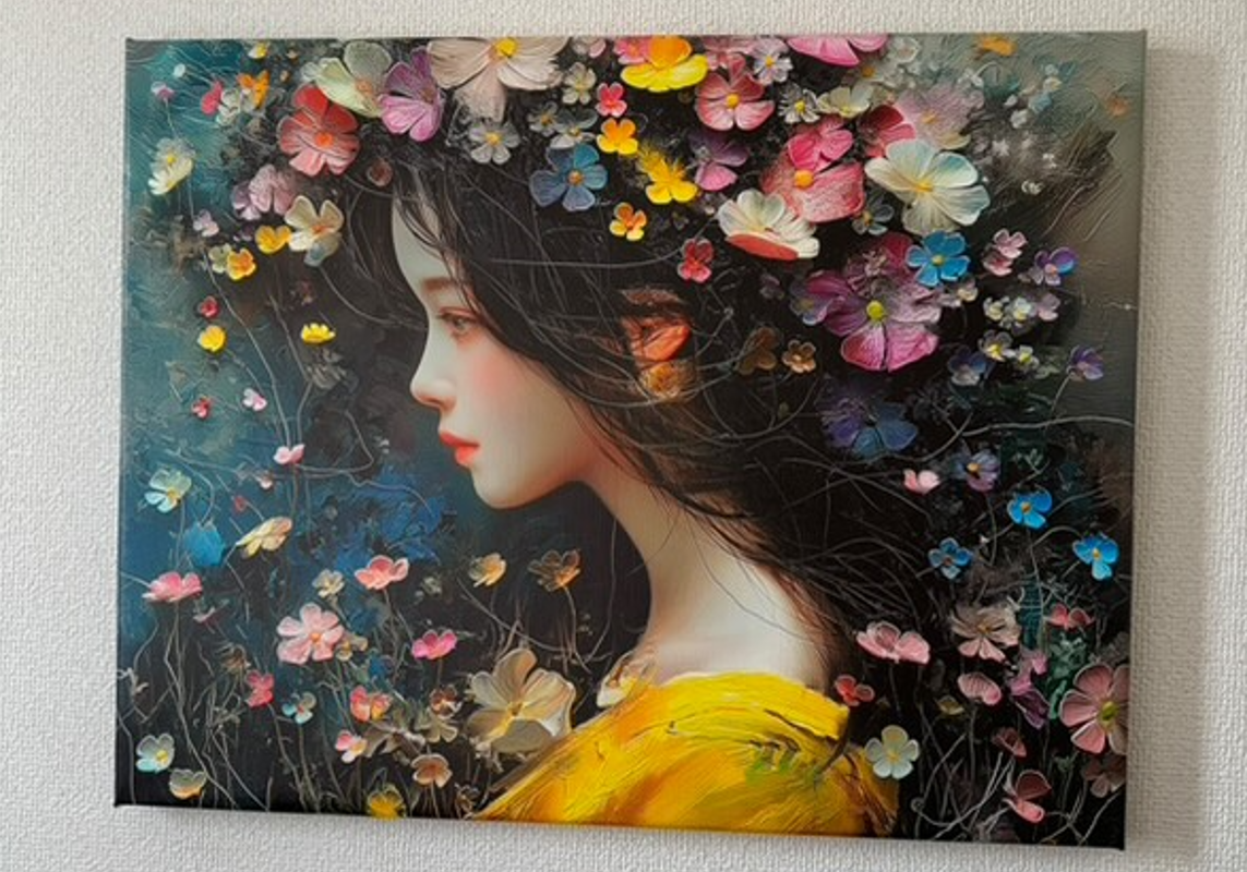 言葉を超えた「空気感」を形に。占いカウンセラーが描く幻想世界を、一枚のアートへ。