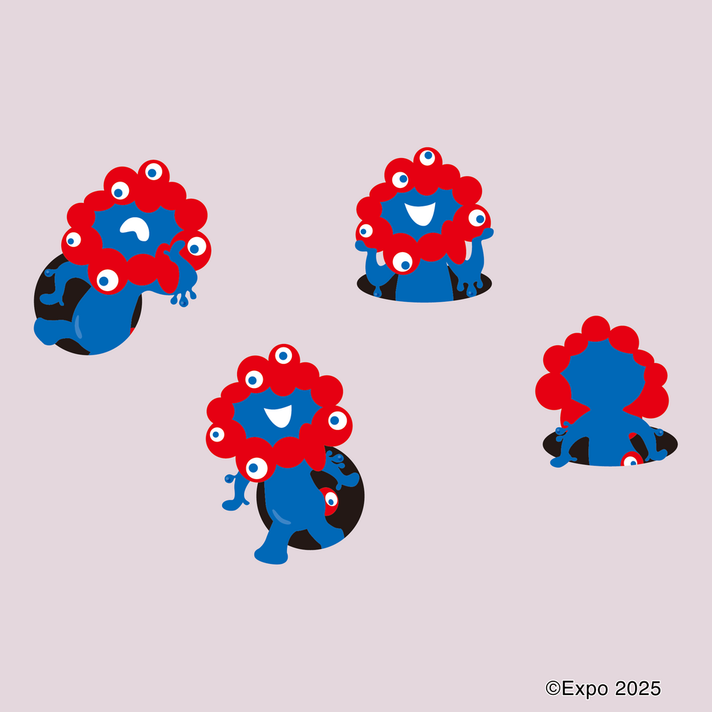 ホールインミャクミャク【レッドブラウン】