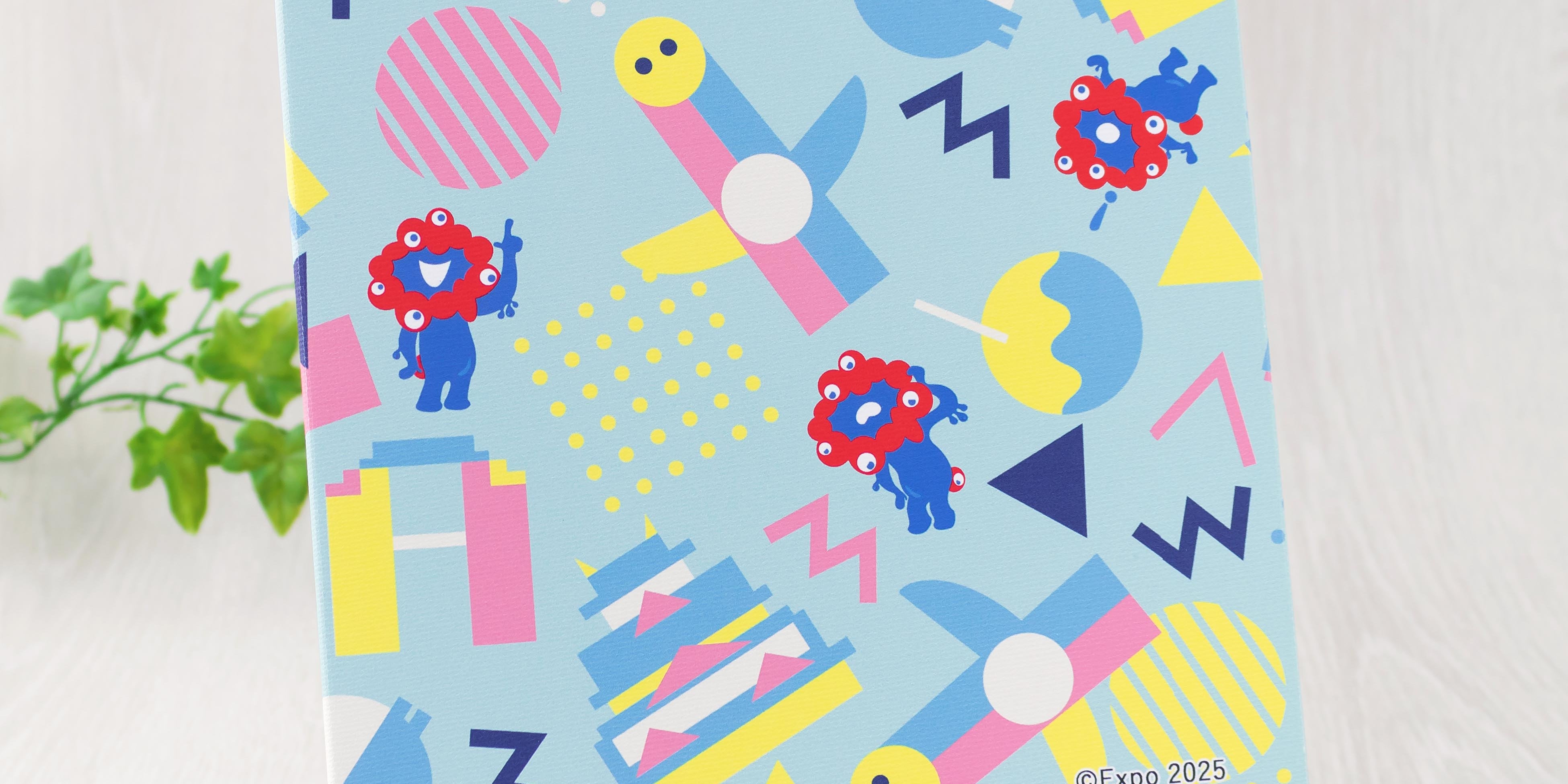 ©Expo 2025 ミャクミャク キャンバスジクレー印刷 レトロポップ1 CPS00113 S0号
