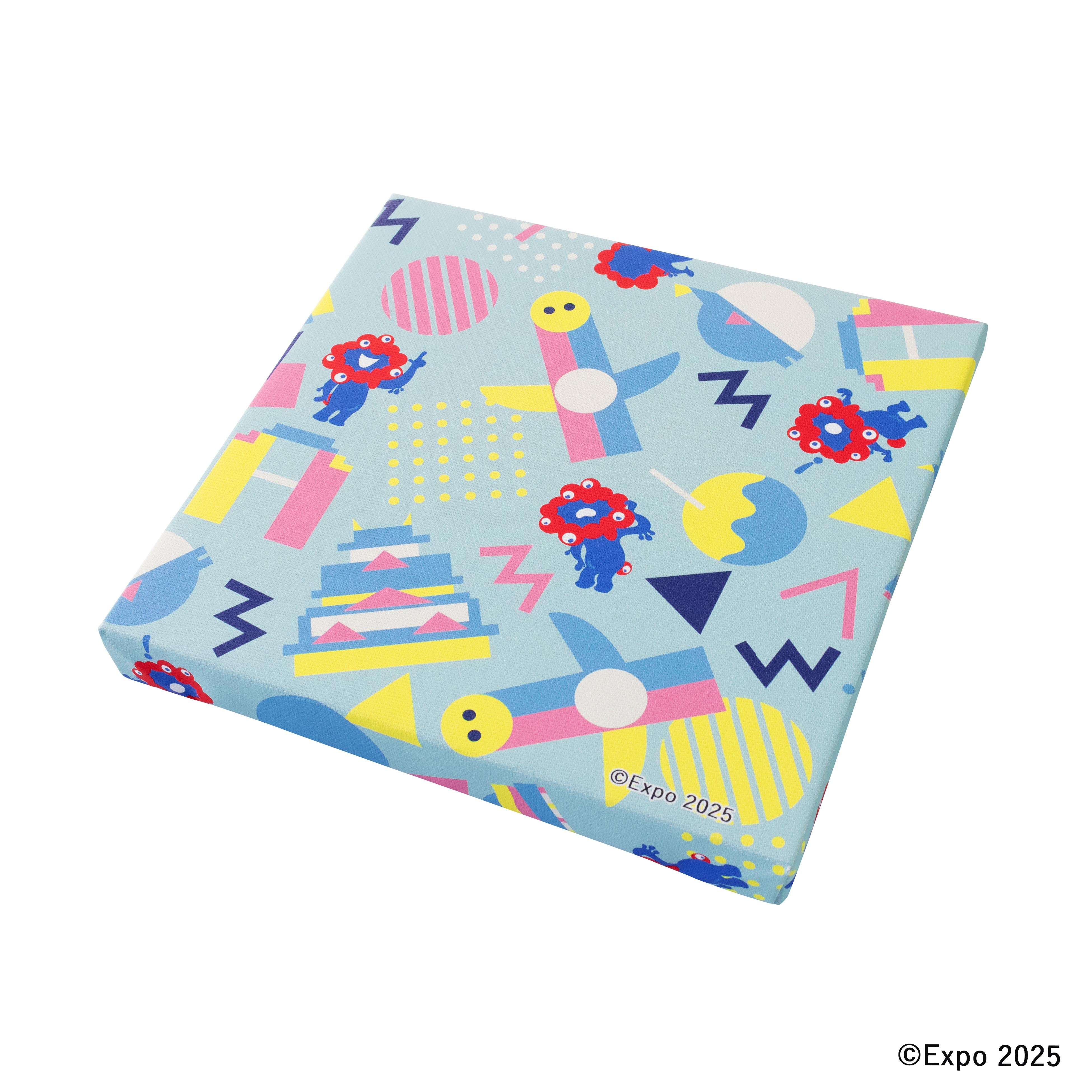 Expo 2025 ミャクミャク キャンバスジクレー印刷 レトロポップ1