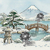 黒ミャクミャク　冬