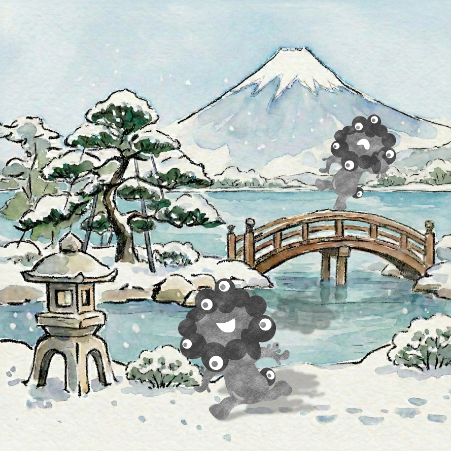 黒ミャクミャク　冬