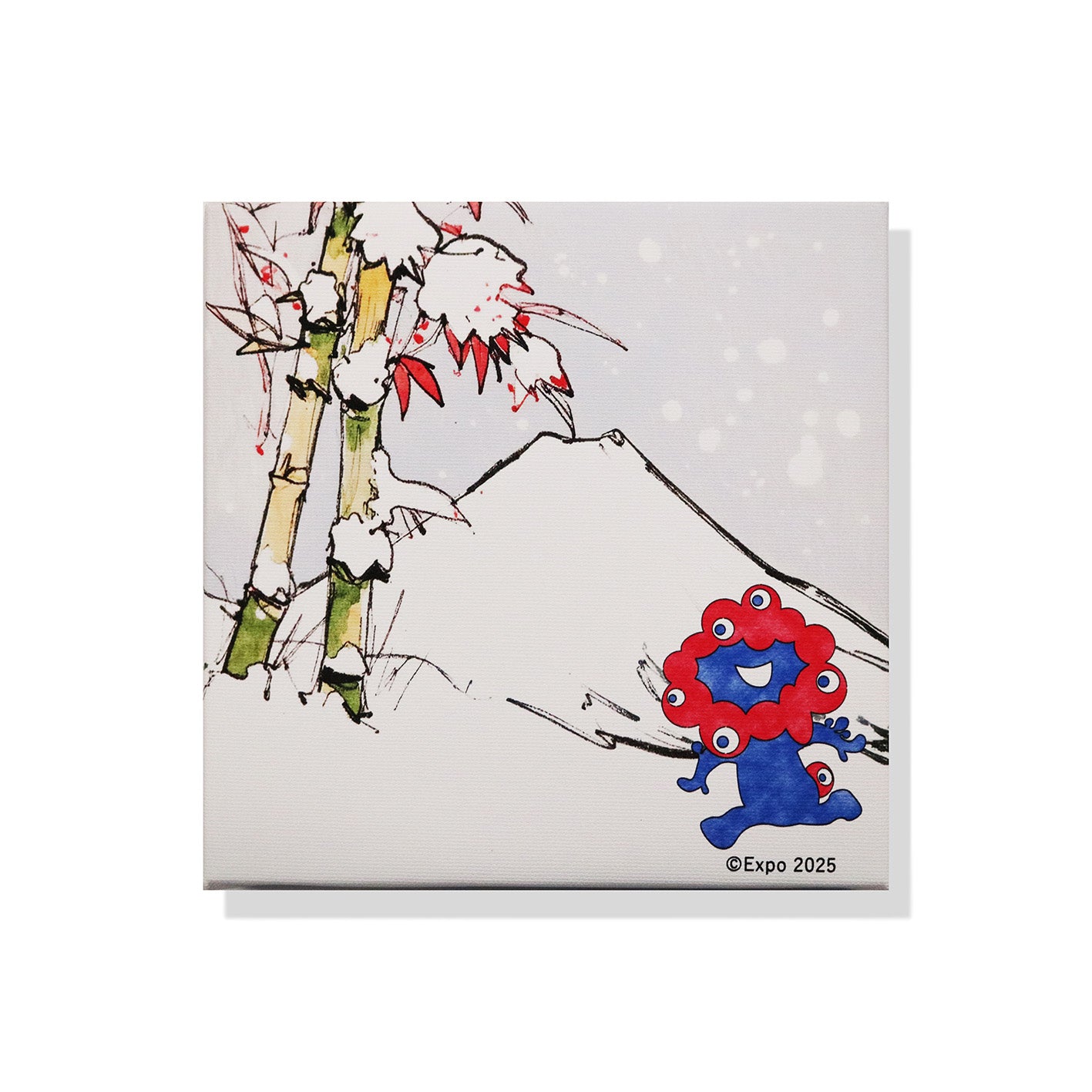 Expo 2025 ミャクミャク キャンバスジクレー和シリーズ「冬」 S0号