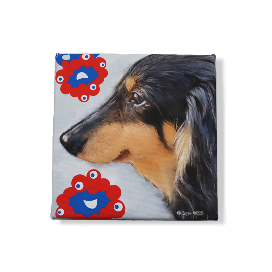 犬とミャクミャク