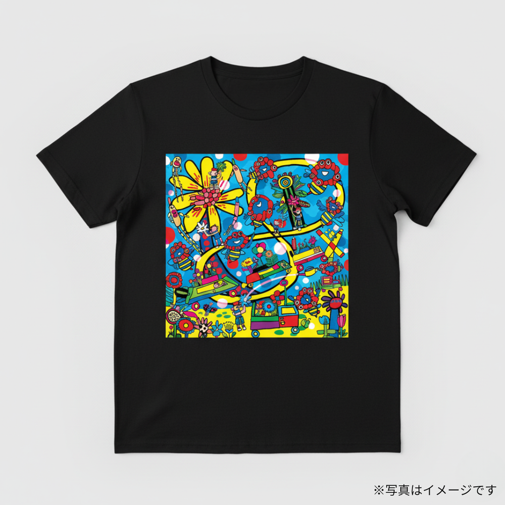 ミャクミャク∞脈々と彩る蜂の舞1【Tシャツ】