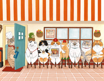 ねこのようしょくやさん_行列