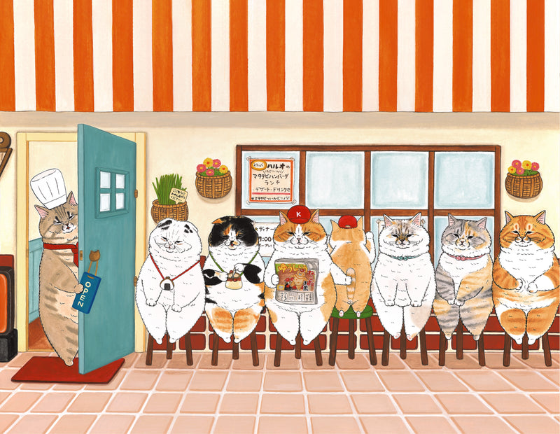 ねこのようしょくやさん_行列