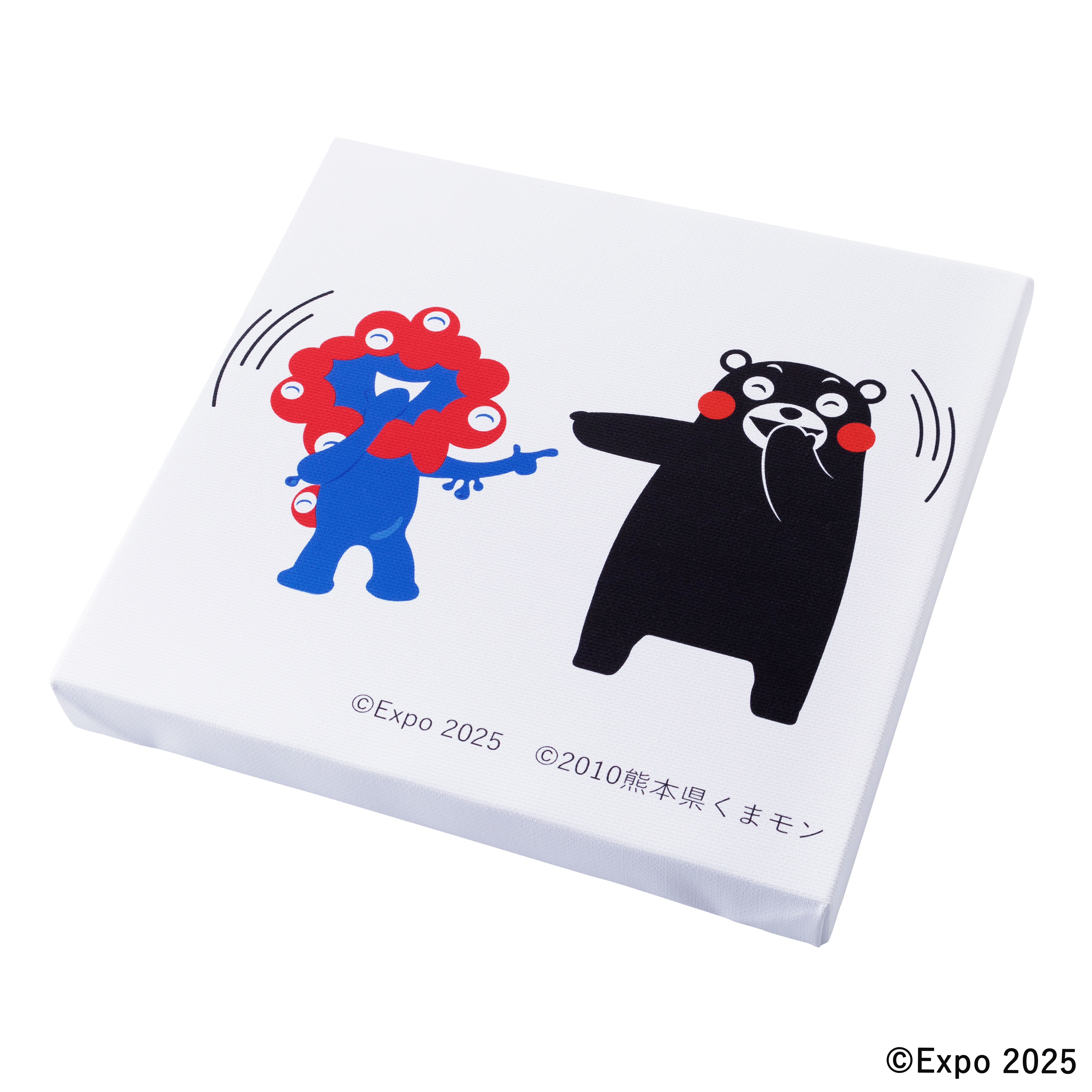 EXPO2025 ミャクミャク 【くまモンコラボ】キャンバスジクレー