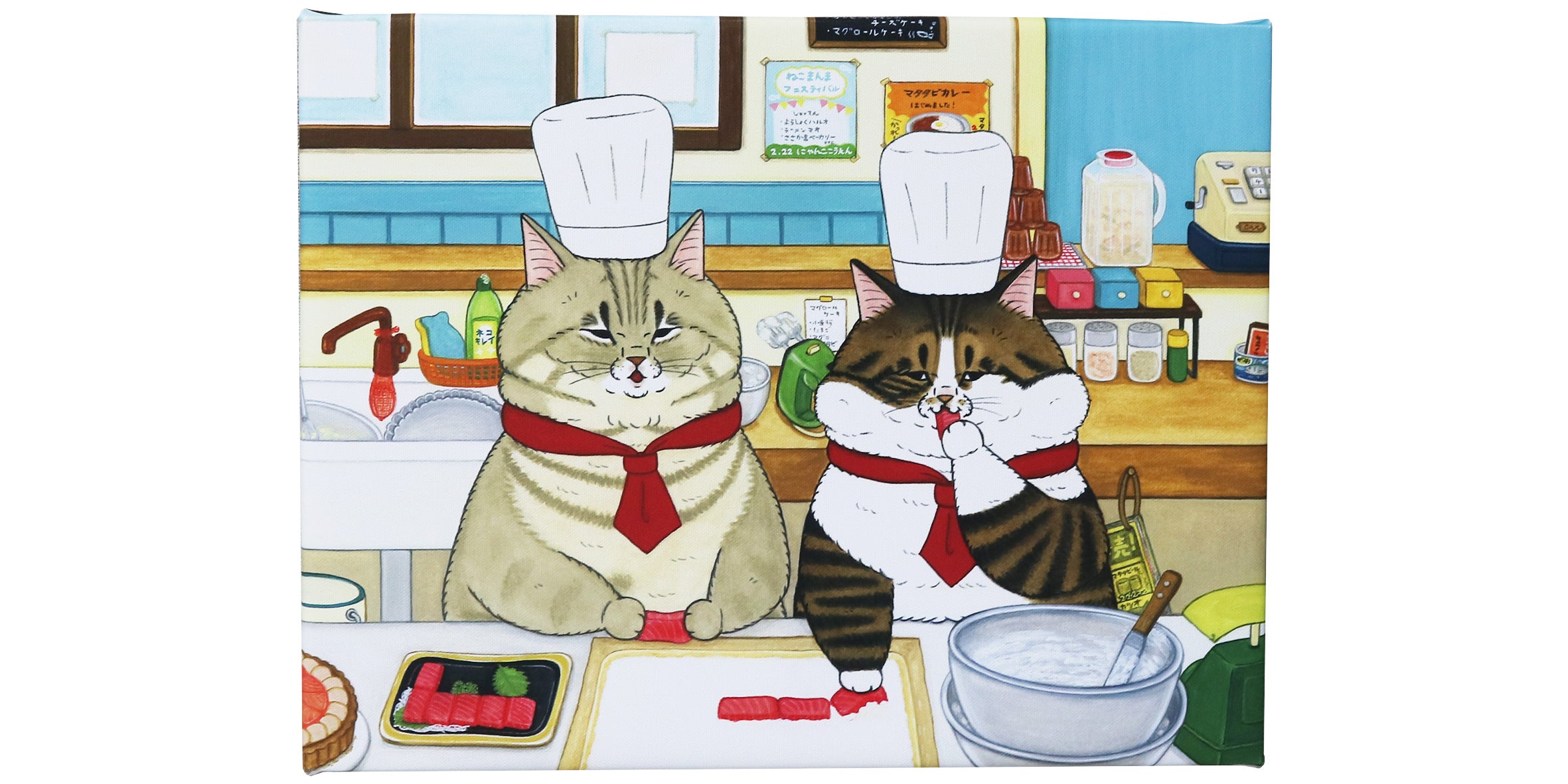 ねこのようしょくやさん_スイーツ作り